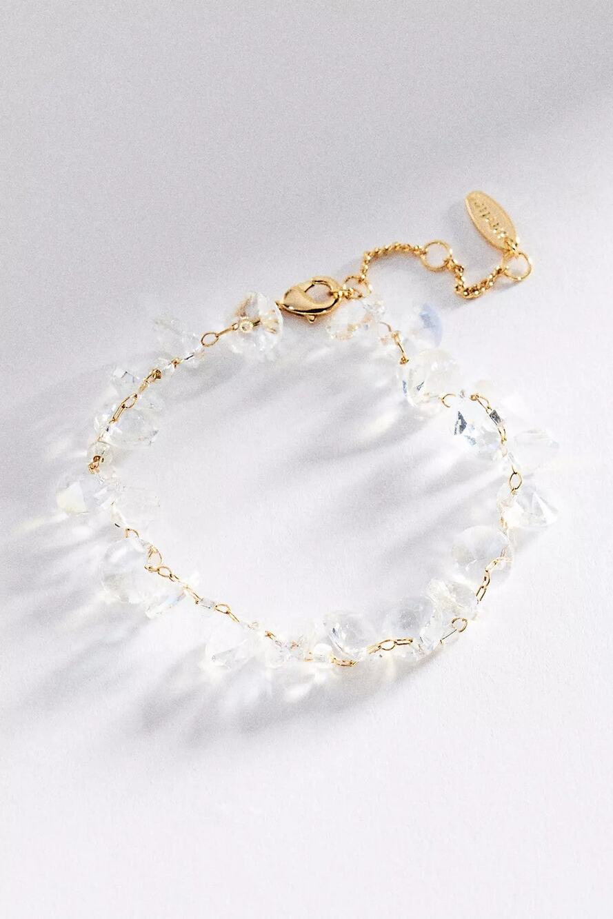 Anthropologie Dotted Crystal Bracelet - One Size